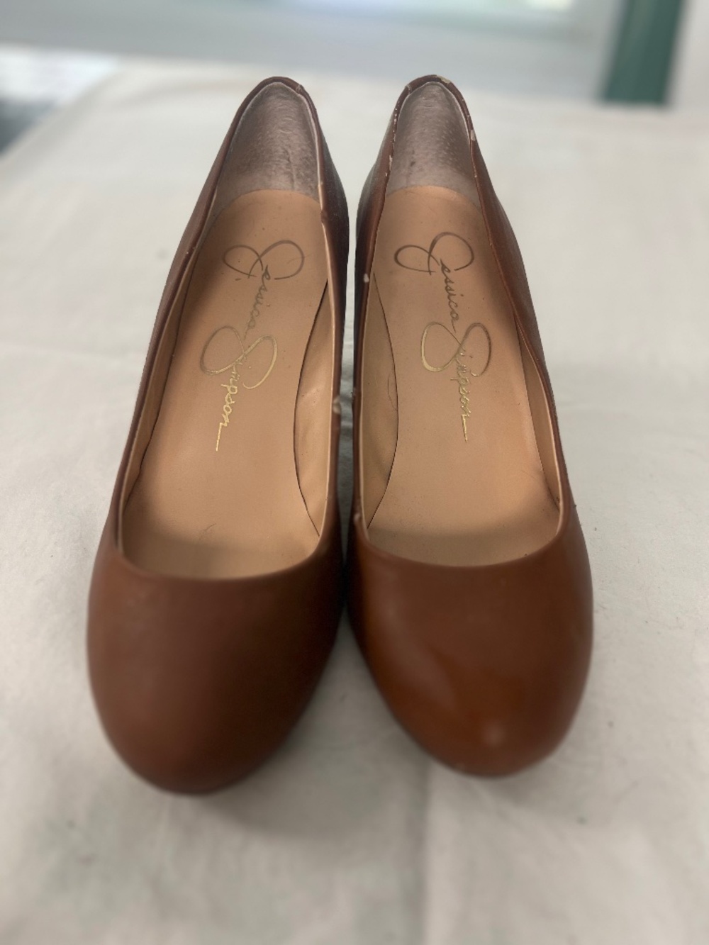 Fall brown Jessica Simpson wedges